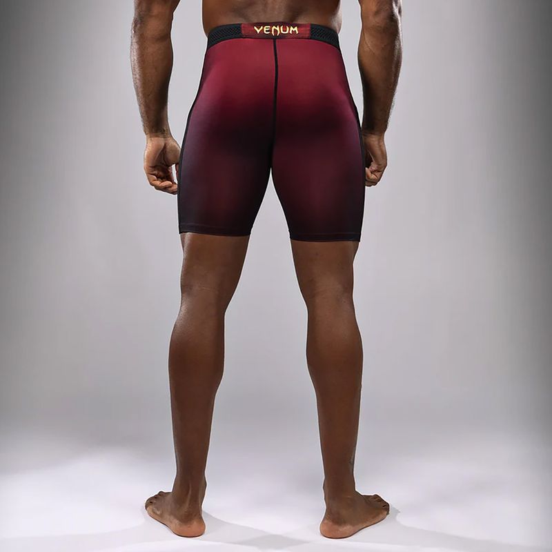 Vyriški treniruočių šortai Venum Tactical XT Vale Tudo black/burgundy/gold 3