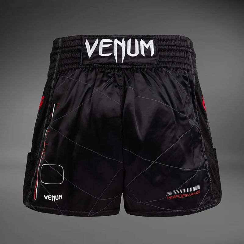 Vyriški treniruočių šortai Venum Tactical XT Muay Thai black/fire red 2