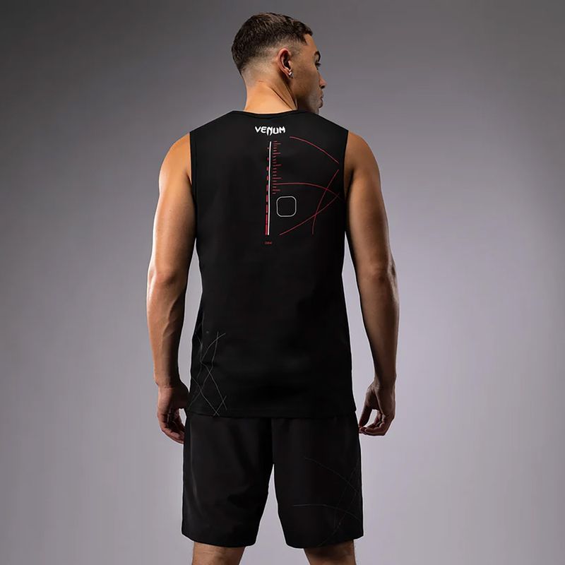 Treniruočių marškinėliai Venum Tactical XT Tank top black/fire red 4