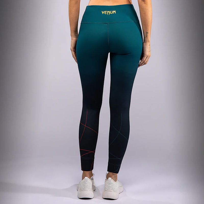 Moteriškos treniruočių tamprės Venum Tactical XT black/forest green 3