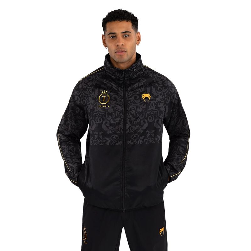 Vyriška striukė Venum x Ilia Topuria Unmatched black/gold