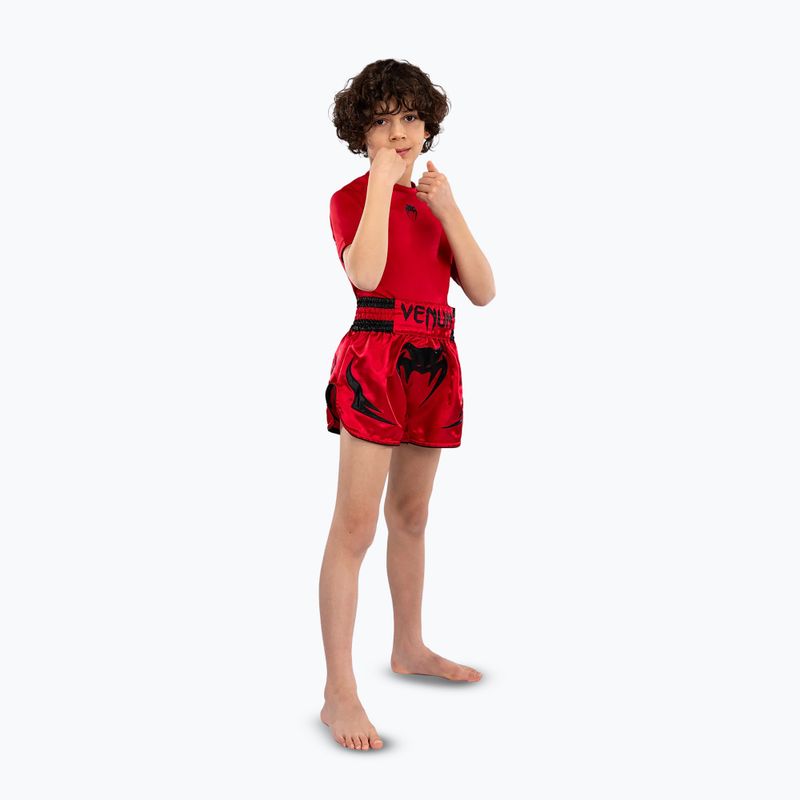 Venum Inferno Muay Thai Jr vaikų treniruočių šortai raudoni 4