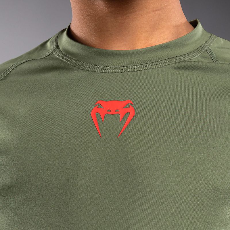 Vaikiškas treniruočių ilgomis rankovėmis marškinėlis Venum Contender Rashguards Jr khaki 5