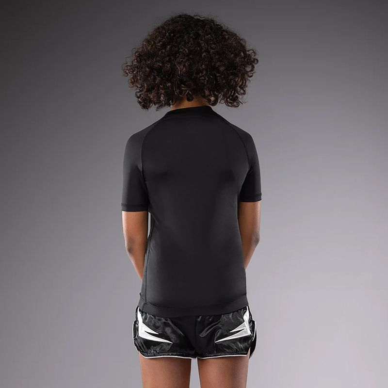 Venum Contender Rashguards Jr vaikų treniruočių marškinėliai juodi 2