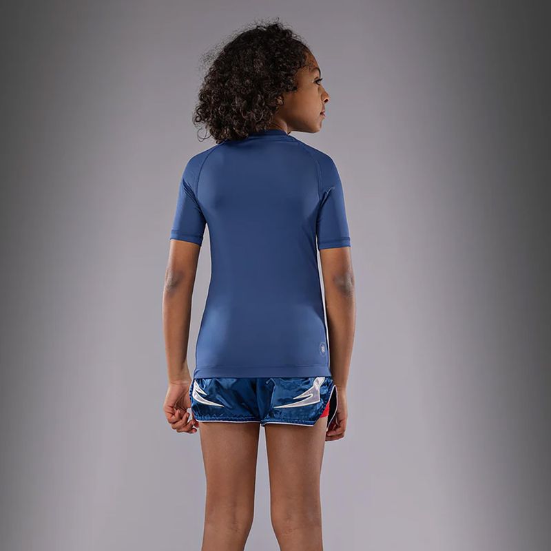 Vaikiški treniruočių marškinėliai Venum Contender Rashguards Jr royal blue 3