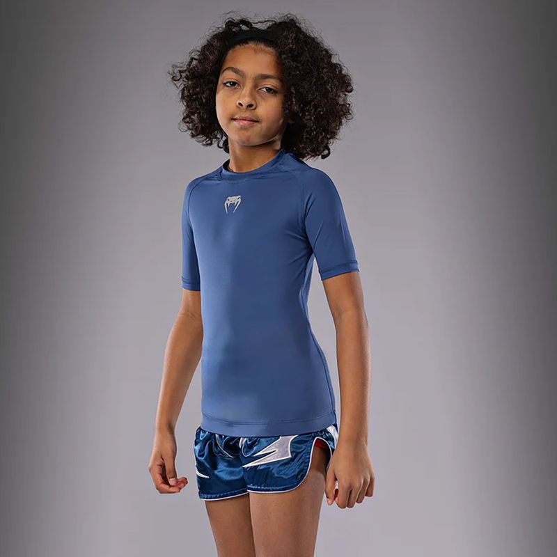 Venum Contender Rashguards Jr vaikų treniruočių marškinėliai karališkai mėlyni 3