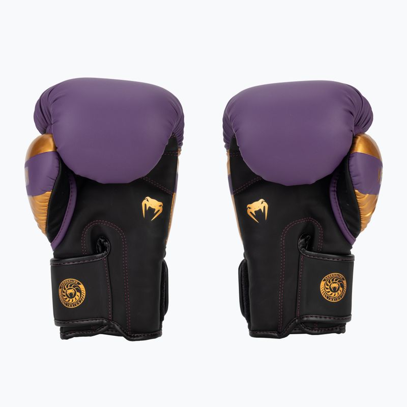 Venum Elite tamsiai violetinės bokso pirštinės 3