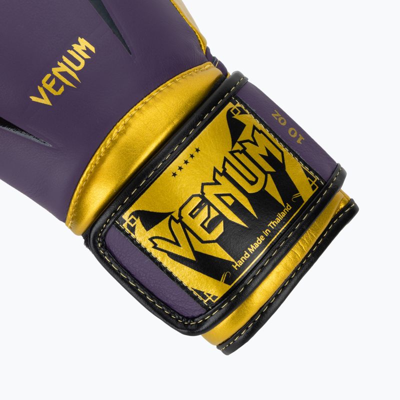 Venum Giant 3.0 tamsiai violetinės/auksinės bokso pirštinės 6