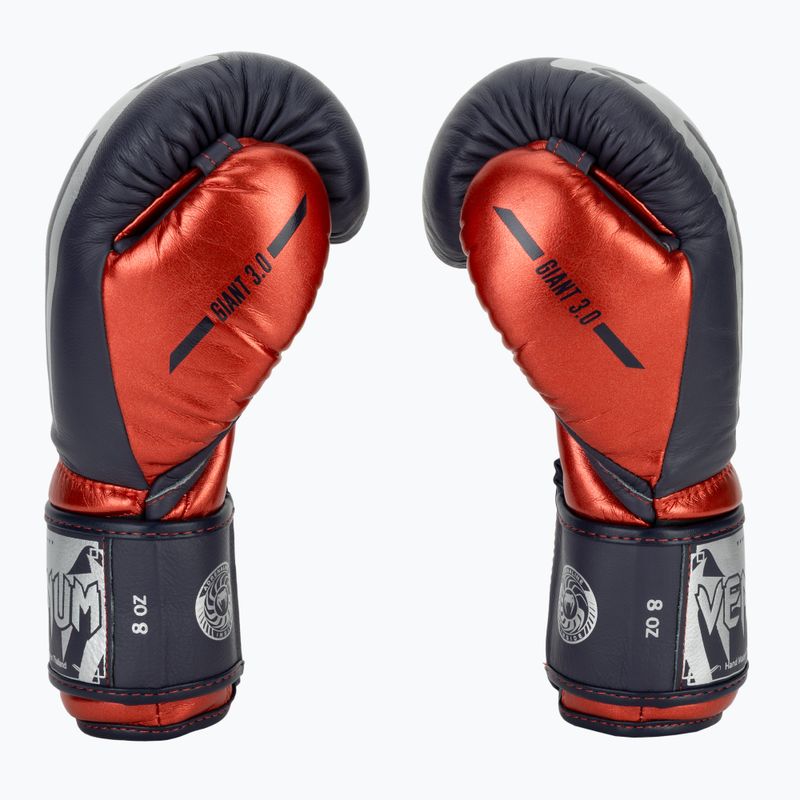 Venum Giant 3.0 bokso pirštinės tamsiai mėlynos/raudonos spalvos 4