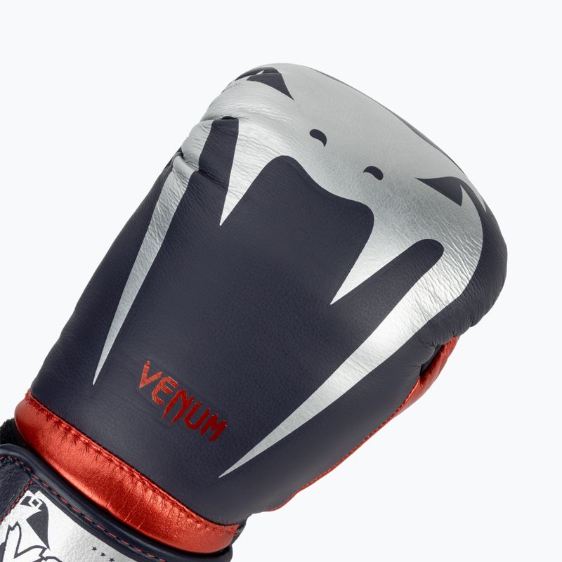 Venum Giant 3.0 bokso pirštinės tamsiai mėlynos/raudonos spalvos 5