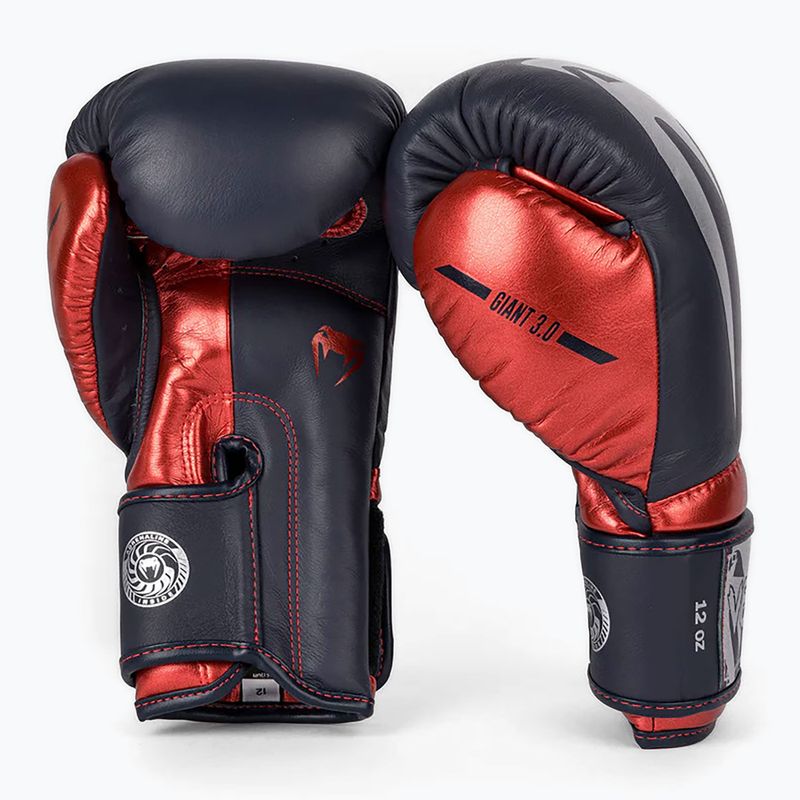 Venum Giant 3.0 bokso pirštinės tamsiai mėlynos/raudonos spalvos