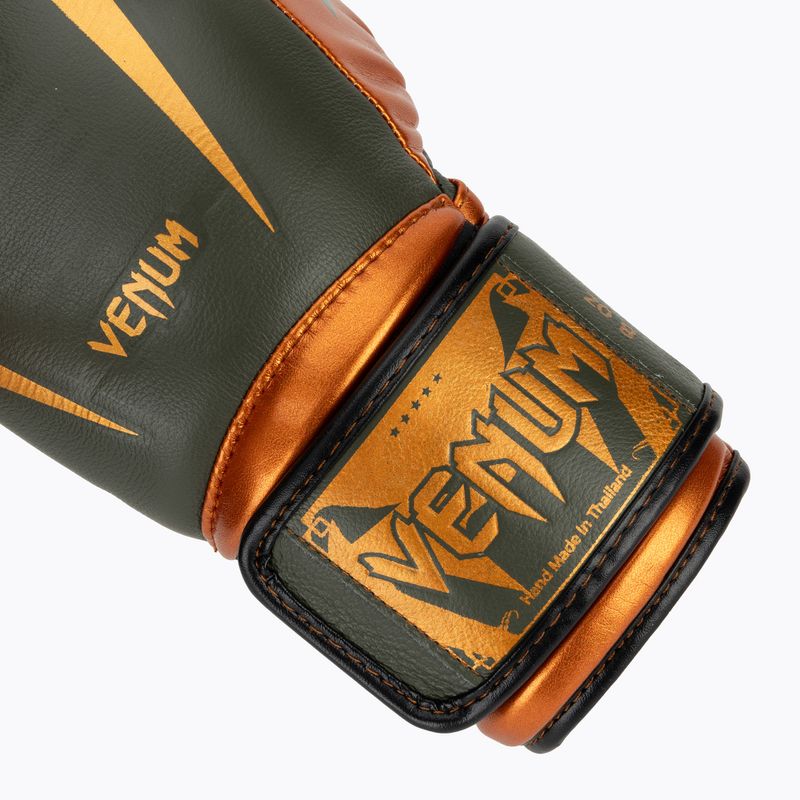 Venum Giant 3.0 chaki/bronzos spalvos bokso pirštinės 6