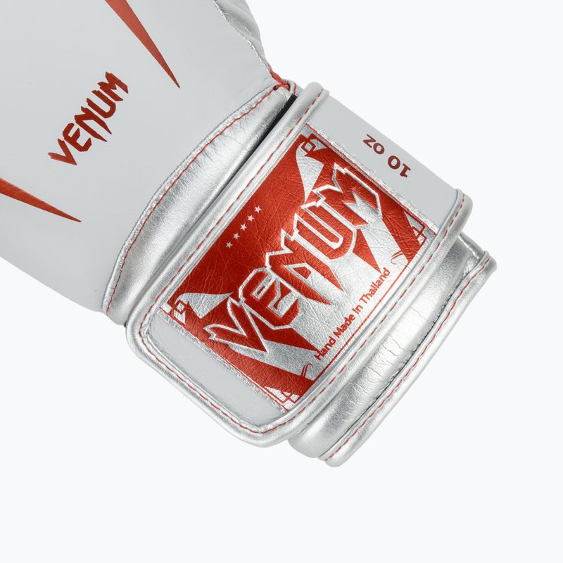Venum Giant 3.0 raudonos/sidabrinės bokso pirštinės 6