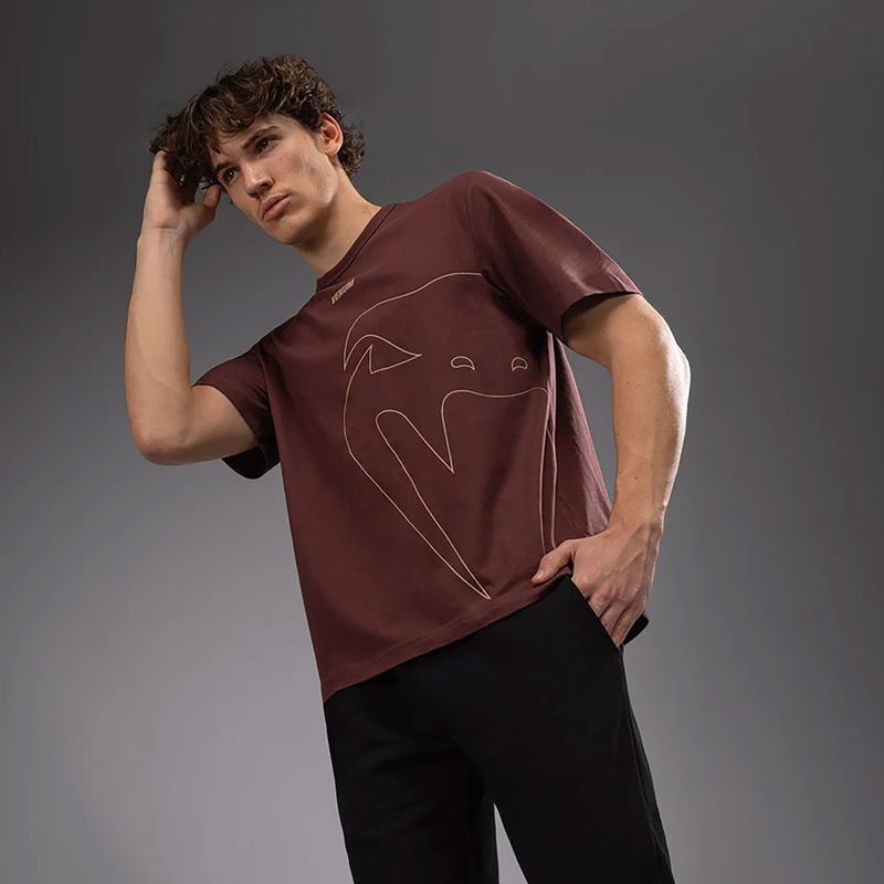 Vyriški marškinėliai Venum Giant Connect T-Shirt chocolate brown 3