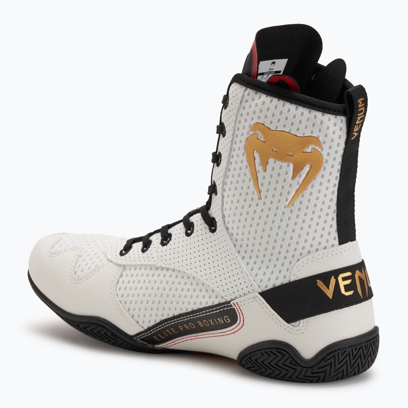 "Venum Elite" bokso batai ledo/aukso spalvos logotipas 3