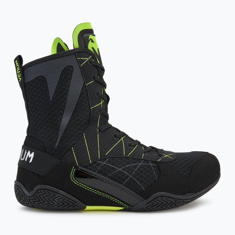 Vyriški barefoot batai Venum Training Camp 4.0 Boxing black/neo green 3