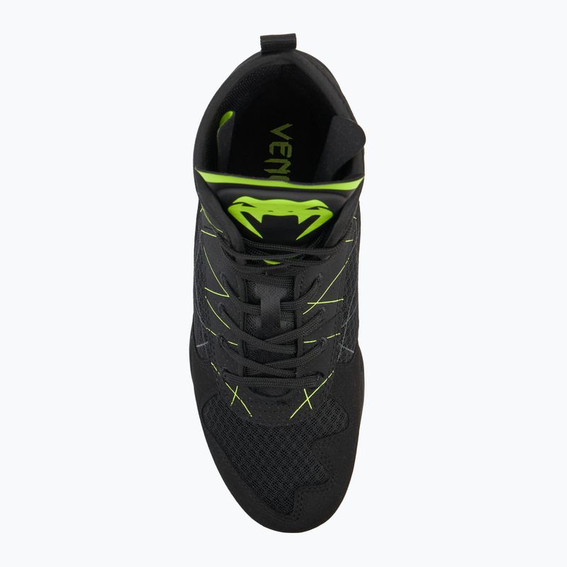 Vyriški barefoot batai Venum Training Camp 4.0 Boxing black/neo green 5
