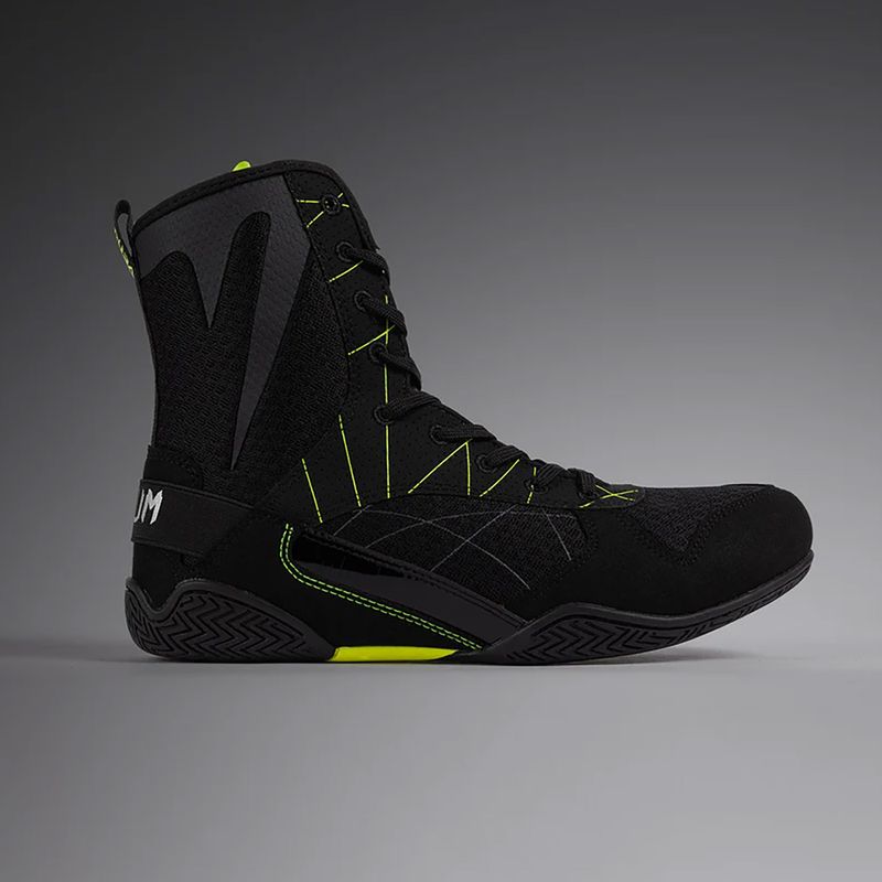 Vyriški barefoot batai Venum Training Camp 4.0 Boxing black/neo green 9