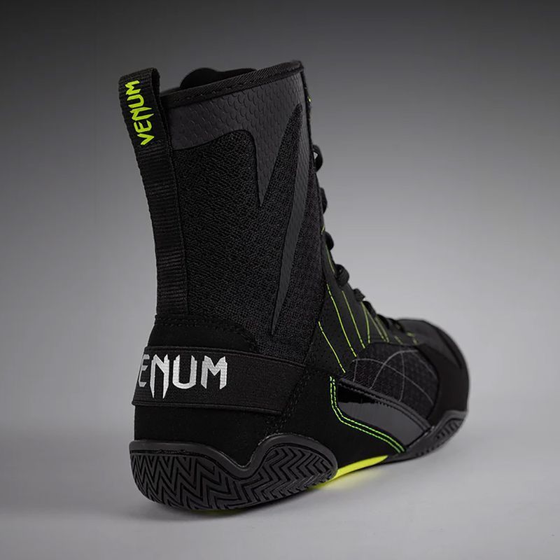 Vyriški barefoot batai Venum Training Camp 4.0 Boxing black/neo green 11