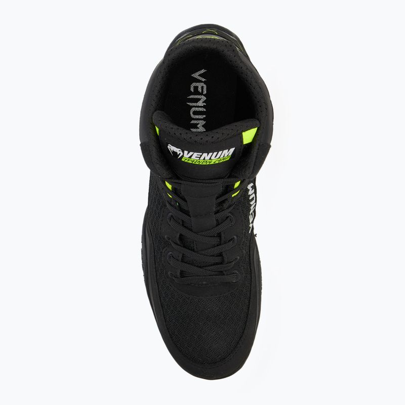 Moteriški batai Venum Training Camp 4.0 Wrestling black/neo green 5