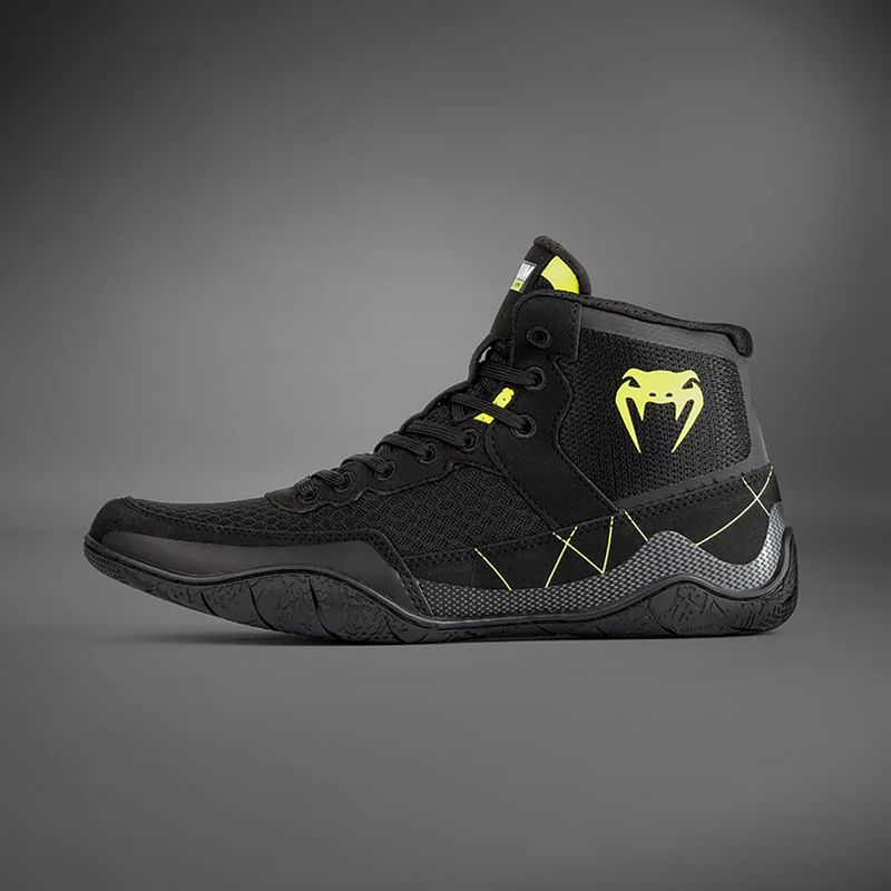 Moteriški batai Venum Training Camp 4.0 Wrestling black/neo green 3