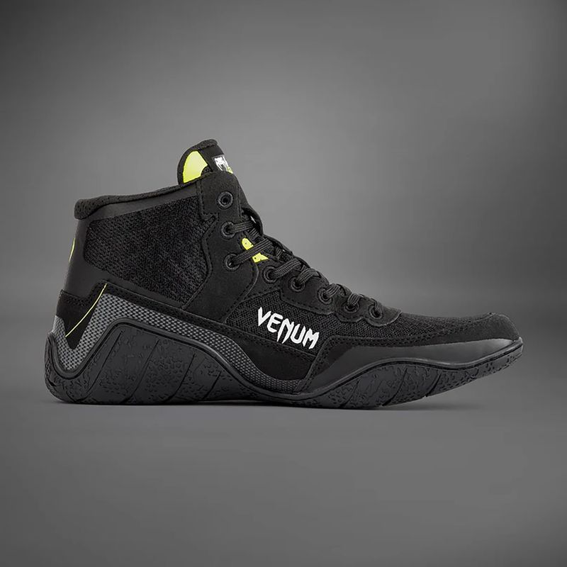 Moteriški batai Venum Training Camp 4.0 Wrestling black/neo green 4