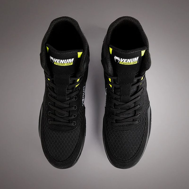 Moteriški batai Venum Training Camp 4.0 Wrestling black/neo green 6