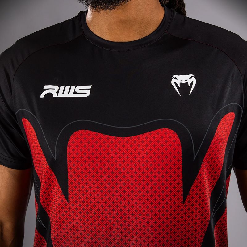 Vyriški marškinėliai Venum x RWS 2.0 Dry-Tech black/red 5