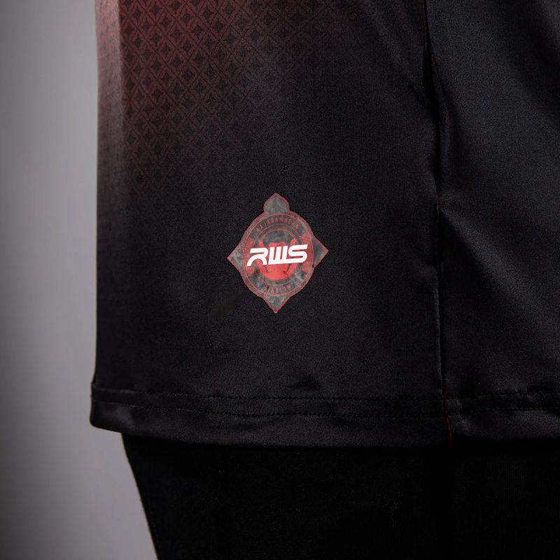 Vyriški marškinėliai Venum x RWS 2.0 Dry-Tech black/red 7