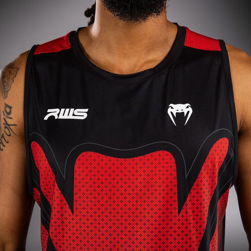 Vyriški marškinėliai Venum x RWS 2.0 Dry-Tech Tank Top black/red 4