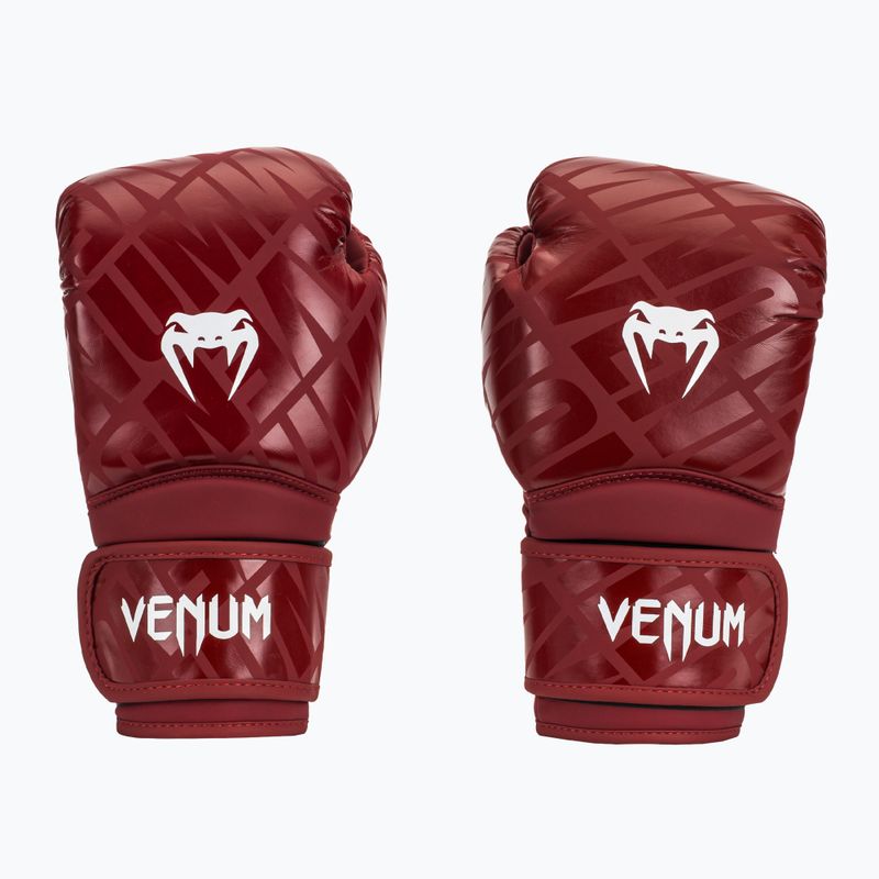 Bokso pirštinės Venum Contender 1.5XT Boxing glossy burgundy 2