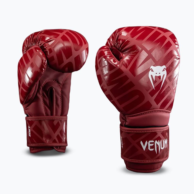 Bokso pirštinės Venum Contender 1.5XT Boxing glossy burgundy 2
