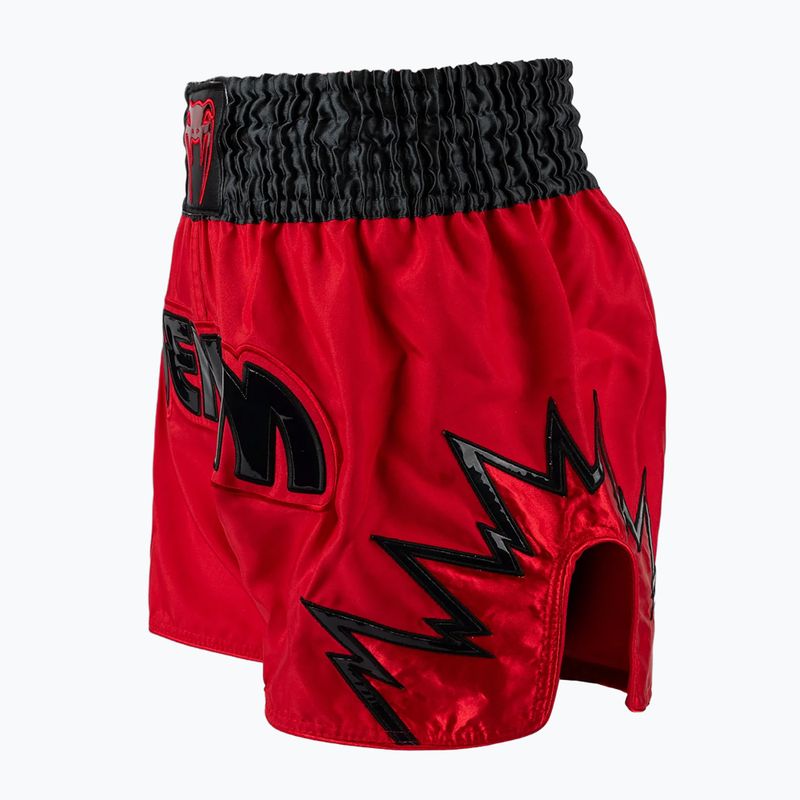 Vyriški treniruočių šortai Venum Inferno Muay Thai red/charcoal grey/black 3