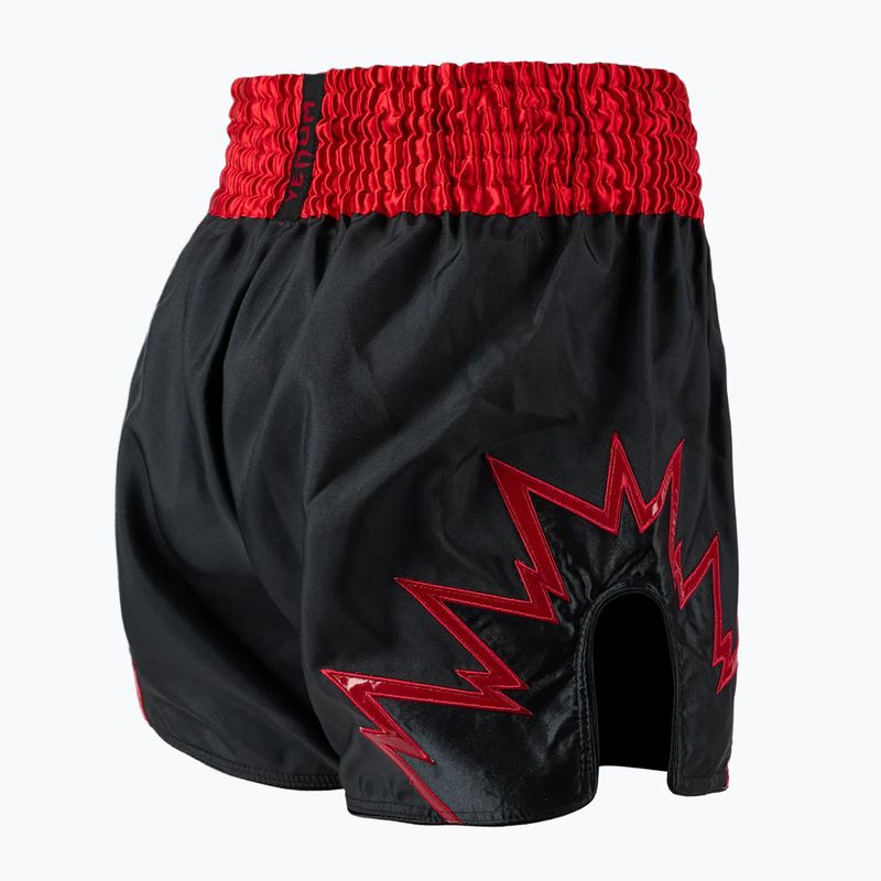 Vyriški treniruočių šortai Venum Inferno Muay Thai charcoal grey/red 4