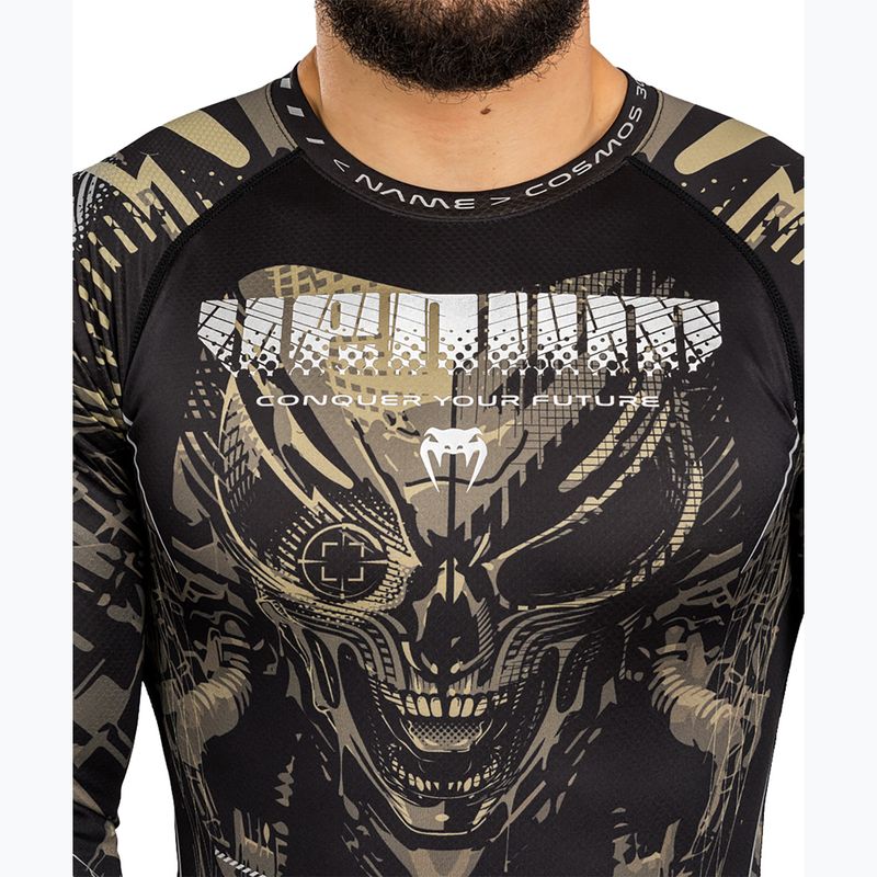 Rashguard ilgomis rankovėmis vyrams Venum Invader black/sand 6