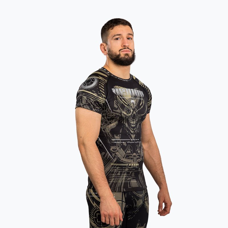 Rashguard vyrams Venum Invander black/sand 3