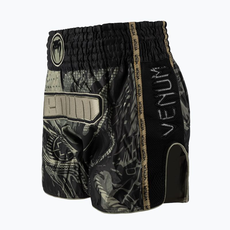 Vyriški treniruočių šortai Venum Invader Muay Thai black/sand 3