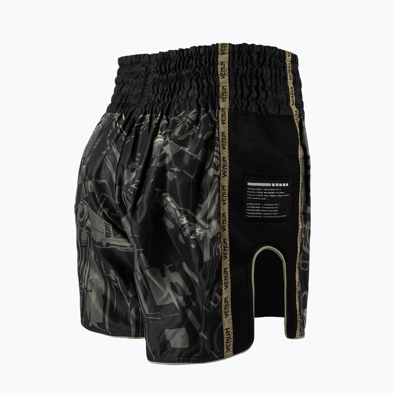 Vyriški treniruočių šortai Venum Invader Muay Thai black/sand 4