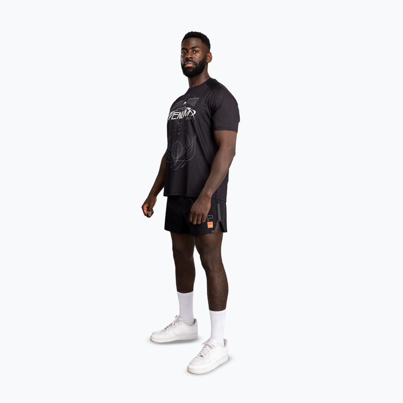 Vyriški marškinėliai Venum Eclipse Dry Tech black/ivory 2