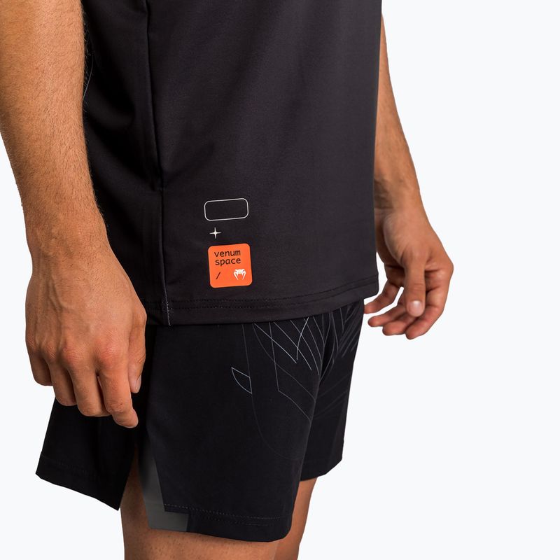 Vyriški marškinėliai be rankovių Venum Eclipse Dry Tech black/ivory 6