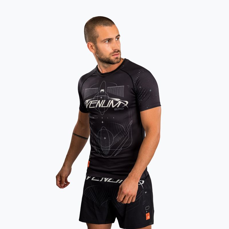 Vyriškas rashguardas Venum Eclipse Rashguards black/ivory 4