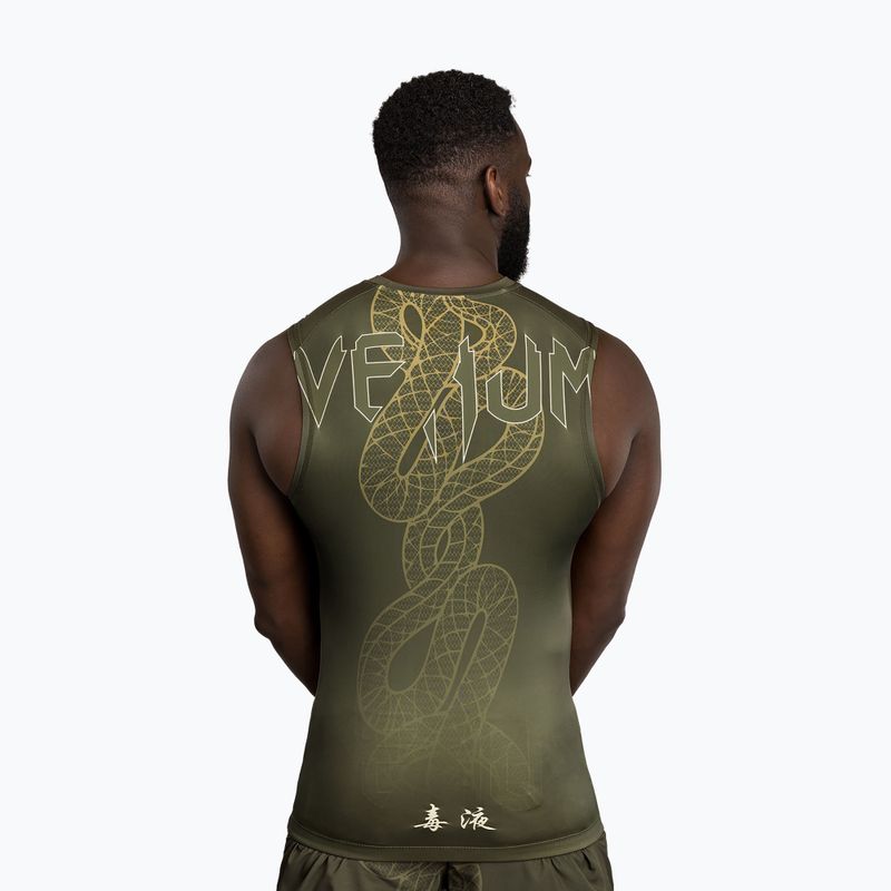 Vyriškas rashguard Venum Serpenti Rashguards Sleeveless khaki/bronze/ivory 2