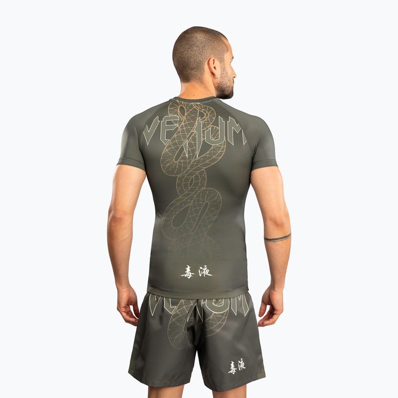 Vyriškas rashguard Venum Serpenti Rashguards khaki/bronze/ivory 3