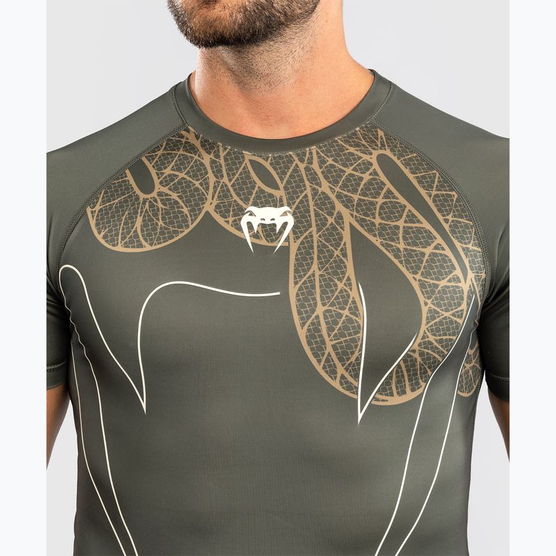 Vyriškas rashguard Venum Serpenti Rashguards khaki/bronze/ivory 5
