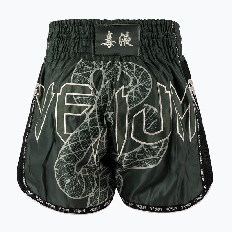 Vyriški treniruočių šortai Venum Serpenti Muay Thai khaki/bronze/ivory 2