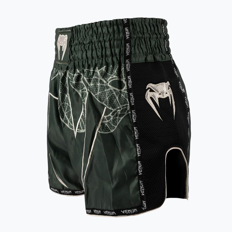 Vyriški treniruočių šortai Venum Serpenti Muay Thai khaki/bronze/ivory 3