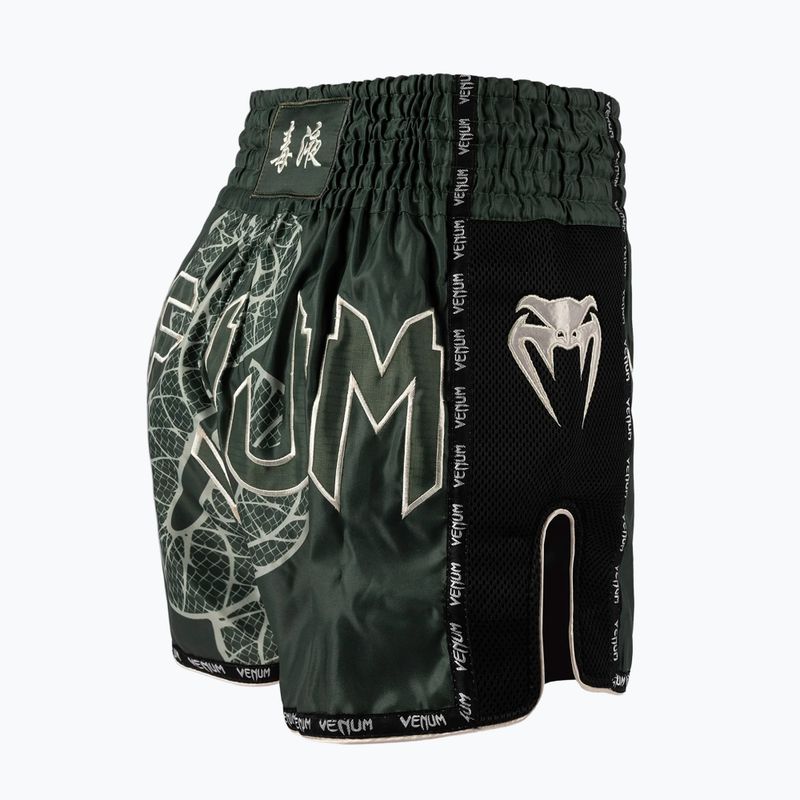 Vyriški treniruočių šortai Venum Serpenti Muay Thai khaki/bronze/ivory 4