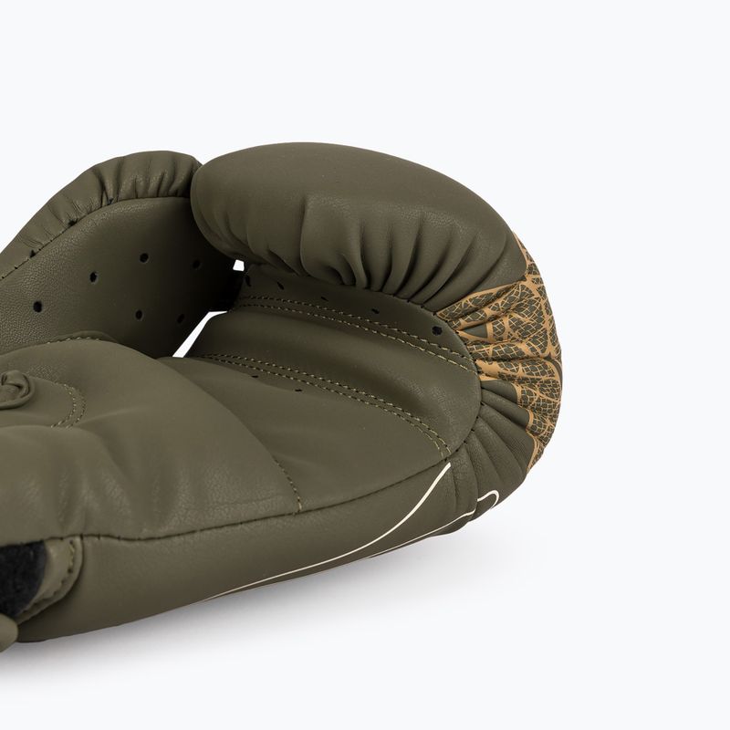 Bokso pirštinės Venum Serpenti Boxing khaki/bronze/ivory 6