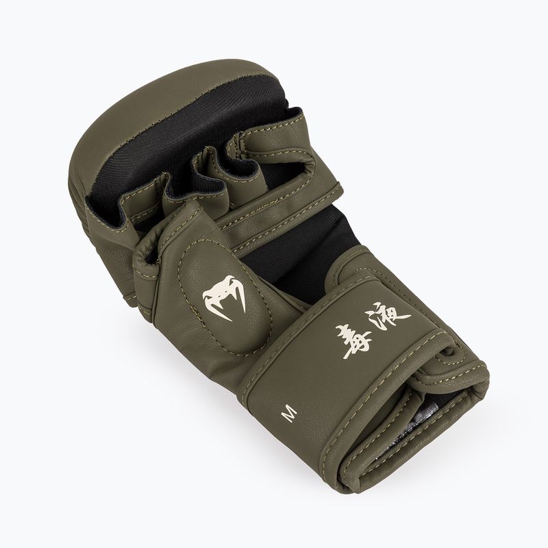 Bokso pirštinės Venum Serpenti Sparring khaki/bronze/ivory 4