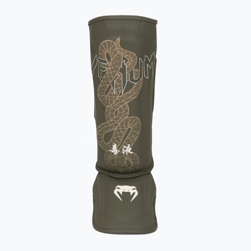 Blauzdų ir pėdų apsaugos Venum Serpenti khaki/bronze/ivory 4